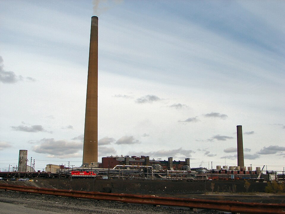 Nickel smelter in Canada