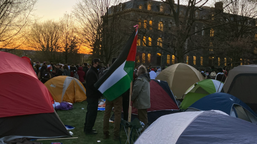2024_Anti-War_Encampment_Palestinian_Flag_Cornell_University