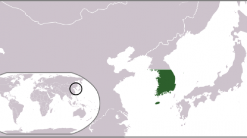 https://commons.wikimedia.org/wiki/File:Locator_map_of_United_States_Government_of_Korea.svg Cam0mac, CC0, via Wikimedia Commons