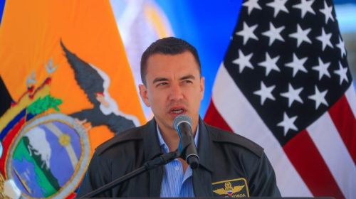 Ecuador, Daniel Noboa, Estados Unidos